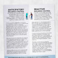 Occupational therapy printable resource: Anticipatory vs reactive balance control