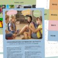 Speech therapy printable material: Conversation extension activity - game to extend back and forth exchange