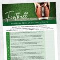 Med SLP - adult speech therapy printable resource - Football numerical problem solving activity