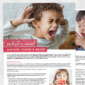 Speech therapy printable handout: Pediatric vocal overuse, misuse, and abuse