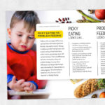 Speech therapy printable handout: Picky eating vs problem feeding