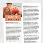 Physical and occupational therapy printable handout: Rotator cuff tear