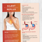 Med SLP dysphagia printable handout: Silent reflux or laryngopharyngeal reflux