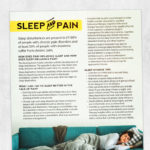 Physical therapy printable handout: Sleep and pain