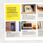 Occupational therapy printable handout: Smart home technology to promote independence