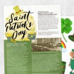 Speech therapy printable activity: St Patrick's day