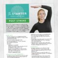 Physical therapy printable handout: The starter exercise plan post stroke