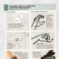 Occupational therapy printable handout: Thumb stability exercises and pain management