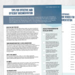 Speech, occupational, physical therapy printable: Tips for effective and efficient documentation