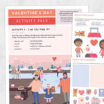 Speech therapy printable: Valentine's day activity pack