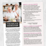 Dysphagia printable handout for Med SLP: Valsalva maneuver