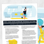Physical therapy printable handout: Why your home exercise program matters and how to get the most out of it