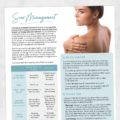 Occupational therapy printable handout: Scar management