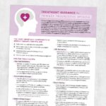 Med SLP adult speech therapy printable handout - Treatment guidance for primary progressive aphasia