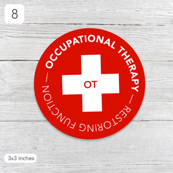 Occupational therapy sticker
