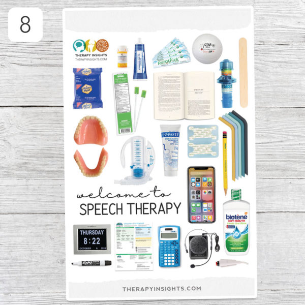 Speech therapy poster