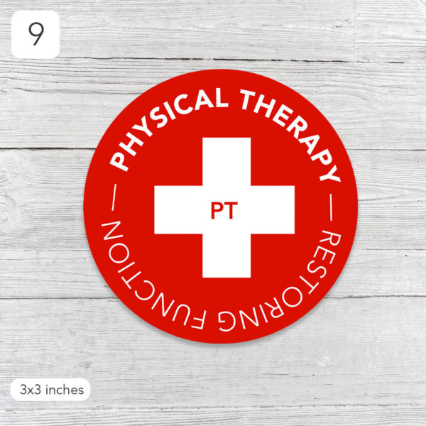 Physical therapy sticker