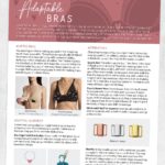 Occupational therapy printable handout: Adaptable bras