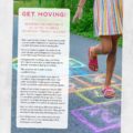 Speech therapy printable handout: Get moving! Incorporating kinesthetic activities to enrich outpatient therapy sessions