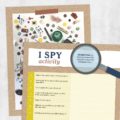 Occupational therapy printable handout: I Spy Activity