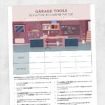Med SLP resource: Garage tools deductive reasoning puzzle