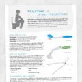 Occupational therapy printable handout: Toileting with spinal precautions