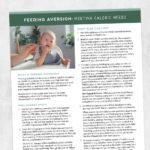 Speech therapy handout: Feeding aversion: Meeting caloric needs