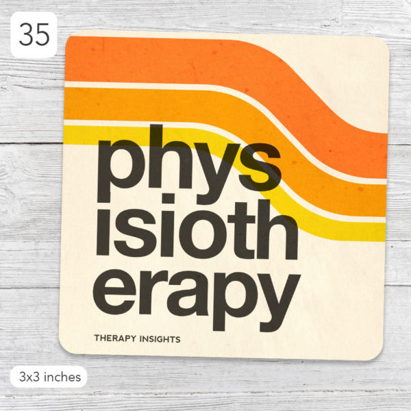 Physiotherapy or physical therapy sticker
