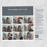 Occupational therapy handout: One-handed shoe tying